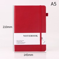Carnet A5 à couverture rigide, journal professionnel, fermeture élastique, agenda professionnel, usage personnel, cadeau, couleur personnalisée, 120 pages, personnalisable