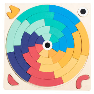 Rompecabezas Tangram de arcoíris de madera, bloques de construcción, educación temprana para niños pequeños, divertido, creativo, siempre cambiante, juguetes de rompecabezas - Product Image 5