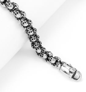 <span class=keywords><strong>2022</strong></span>กลุ่มขายส่งผู้ผลิตจีนผู้ขายสแตนเลสกะโหลกลูกปัดผู้ชายสร้อยข้อมือ - Product Image 3