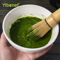 Poudre de Matcha Bio en Gros Yibenef Qualité Cérémoniale A-6A 30g avec Rapport de Laboratoire L-théanine EGCG Poudre de Matcha Personnalisée OEM
