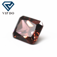 Qualité 5A 3x5-10x14mm, taille princesse octogonale, l-rhodolite/rhodolite, zircone cubique, pierre précieuse en vrac, forme octogonale synthétique, pierre CZ