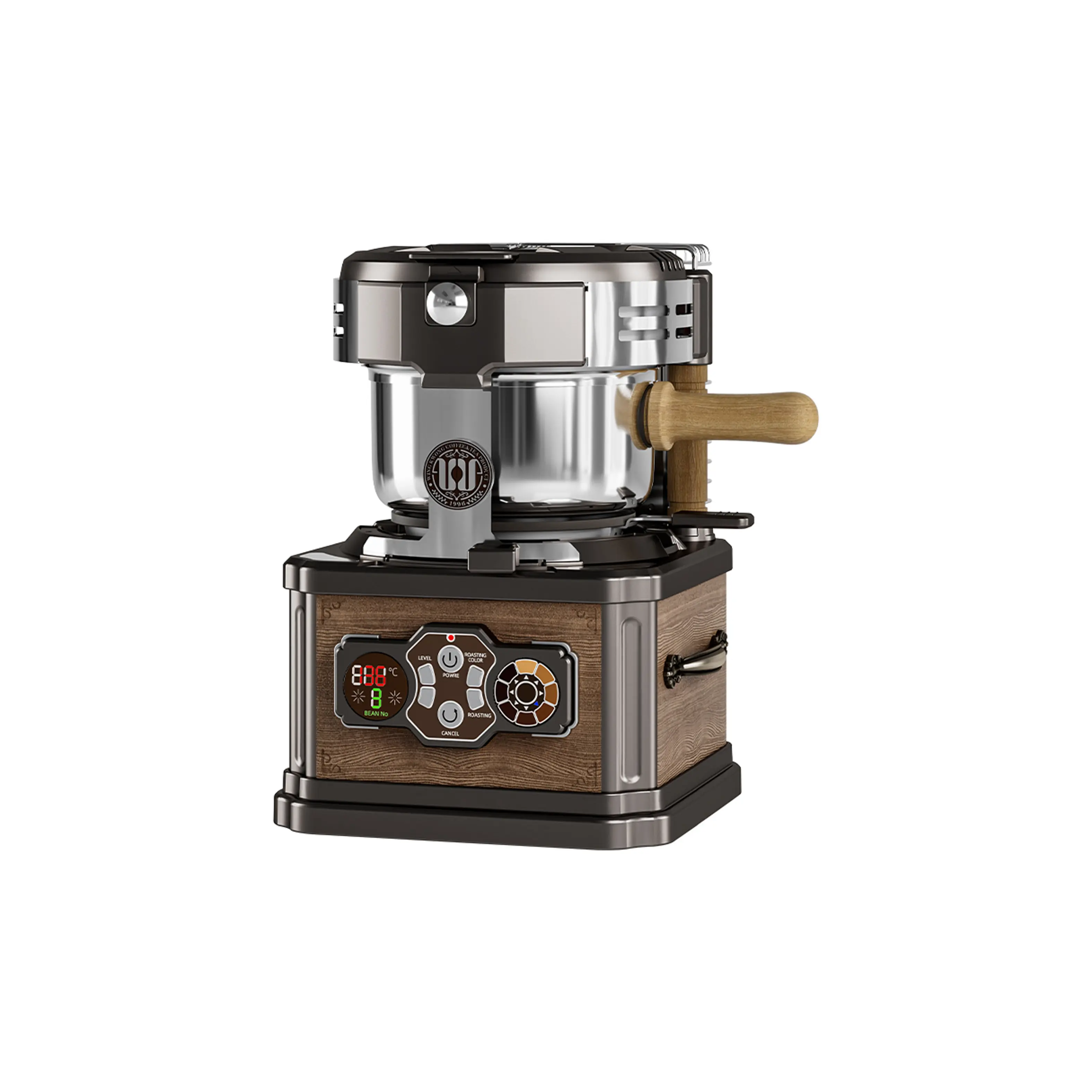 High Quality Made In China Electric Gas Heating Retro Style Home Commercial Hotel High-end Small Coffee Roaster