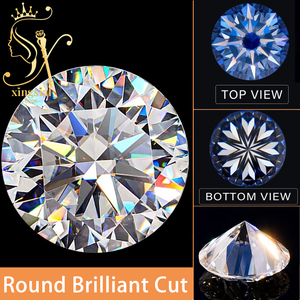 Elmas testi geçmek ince mükemmel yuvarlak kesim gevşek taş GRA sertifikalı 0.5ct 5ct D renk beyaz serbest moissanit taş - Product Image 2