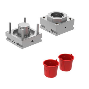 Molde de balde de plástico para embalagem de <span class=keywords><strong>5</strong></span> litros, molde redondo vazio para balde pequeno, molde de vedação de balde de qualidade alimentar - Product Image 2