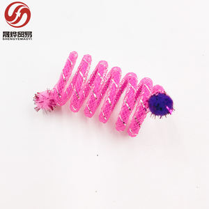 Giocattoli a molla con tubo flessibile per gatti all'ingrosso giocattoli per gatti interattivi elastici colorati giocattoli per gatti - Product Image 2