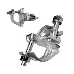 Steel Construction Pipe Clamp <strong>Scaffold</strong> Beam Clamps Q235 Material Fixed <strong>Type</strong> Pressed Coupler for <strong>Ladder</strong> Parts Scaffolding Part - Product Image 1