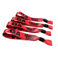 Bracelets promotionnels personnalisés en tissu polyester pour événements et festivals – Largeur de bande personnalisable