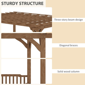 Pérgola <span class=keywords><strong>de</strong></span> madera <span class=keywords><strong>de</strong></span> cedro, <span class=keywords><strong>segura</strong></span> contra el viento, fuerte, <span class=keywords><strong>de</strong></span> calidad, resistente a la putrefacción, espaciosa para patio al aire libre Gazebo <span class=keywords><strong>de</strong></span> madera - Product Image 4