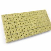Cubes de laine de roche hydroponique à haute rétention d'eau et excellente aération 25x25x40mm 4000 cubes par boîte Vente en gros