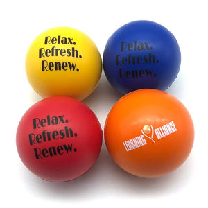 Set Mainan Bola Mini PU Lembut 63mm Sepak Bola/Bola Basket, Bola Tangan Anak-anak Penghilang Stres, Bola Busa Karet Promosi - Product Image 4