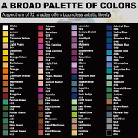 72 couleurs Crayons de couleur à base d'huile Fournitures d'art professionnel Crayons de couleur pour artistes adultes débutants et adolescents
