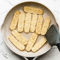 Kemasan jumlah besar Tempe kedelai Premium, alternatif daging Vegan berbasis tanaman Protein tinggi, makanan beku