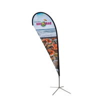 Bendera Promosi, Spanduk, Bendera Pantai, Bendera Teardrop, dan Spanduk dengan Logo Cetak Kustom untuk Acara, Iklan Luar Ruangan