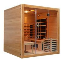 Pemanas Keramik Karbon 2-Orang / Kombinasi Kompor 6 kW untuk Ruang Sauna dan Sauna Inframerah Dari Cina dengan Layanan Purna Jual