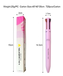 Highlighter Lipliner <strong>Pencil</strong> Private Label 4in1 Makeup <strong>Pencil</strong> Custom Logo Pink Blue Eyebrow <strong>Eyeliner</strong> Pen