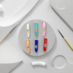 CZ8448, модные неоновые эмалевые цветные бруски для глаз, Длинные бусы, бижутерия - Product Image 4