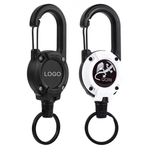 Porte-clés Yoyo Rétractable Robuste en Plastique Coloré avec Logo Personnalisé, Anti-Perte, et Clip Mousqueton pour Badge – Vente en Gros - Product Image 1