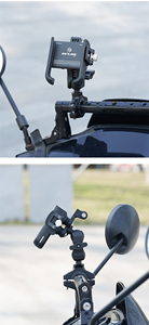 Support de téléphone GUB P55 à absorption des chocs, fixation rapide pour scooter, support GPS pour moto, vélo, vélo électrique, support de téléphone QR - Product Image 6