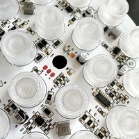 Module LED 140mm DMX512 RGBW personnalisé avec kits d'objectif 18W-36W 24V PCB adressable Light Board pour l'éclairage de piscine