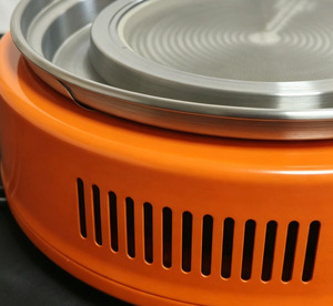 Grill électrique de comptoir Jilu Factory Pro Round, auto-nettoyant, pour grillades, toasts et barbecues, idéal pour les buffets - Product Image 3