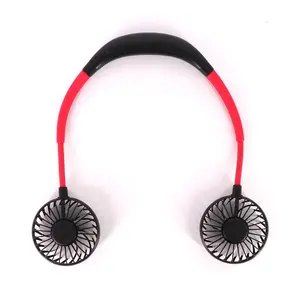 Jogging Cycling Working Traveling Outdoor USB Charging Portable Mini Hands Free Neck Fan