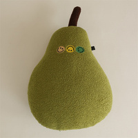 Coussin décoratif pour la maison canapé salon fruit poire jouet coussin coussin en peluche poire oreiller