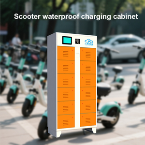 EV ngoài trời Pin Lithium sạc tủ cho 12 pin trong màu sắc tươi sáng - Product Image 5