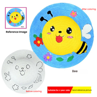 Chapeau de paille de peinture Graffiti fait à la main pour enfants chapeau de soleil paquet cadeau bricolage créatif pour livraison directe nouveauté cadeau pour les enfants