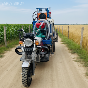 高速配送ミニ格安良好な作業水井戸掘削リグ3輪オートバイ水井戸掘削リグ掘削機移動 - Product Image 6