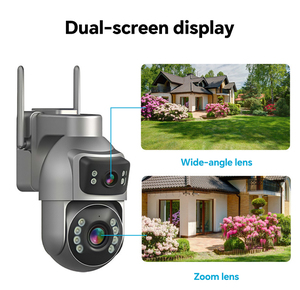 Rscamtom 4k ống kính kép ngoài trời năng lượng mặt trời Máy ảnh 4G Sim Thẻ 36x kỹ thuật số <span class=keywords><strong>Zoom</strong></span> con người phát hiện báo động IP66 không thấm nước aov năng lượng mặt trời máy ảnh - Product Image 3