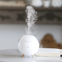 Veilleuses à Led électriques humidificateur d'air brume d'arôme en forme de nuage humidificateur de nuage de pluie et diffuseur d'huile