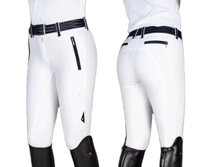 Ensembles et accessoires d'équitation neufs pour femmes : Culottes d'équitation premium en silicone pleine surface, personnalisables - Product Image 3