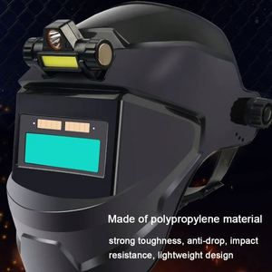 Casco de soldadura de oscurecimiento automático grande JY JY-A1938, material de PC, máscara de color real para soldador de arco, herramienta de corte y desbaste, uso en fiestas - Product Image 6