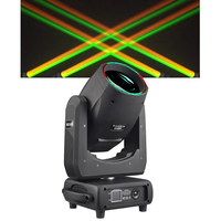 Projecteur de scène mobile à faisceau DMX512 300W 4 prismes, ampoules halogènes Ra95 40000 Lumens 6000K, intensité variable, pour DJ, club, concert