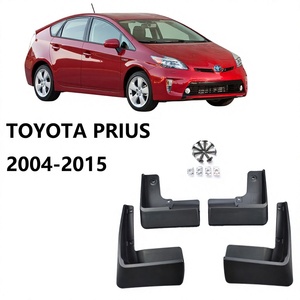 FOR Toyota Prius <b>Mud</b> <b>Flaps</b> 2004-2015 Plastic Black Tire Guards For Car Deflectors - Product Image 4