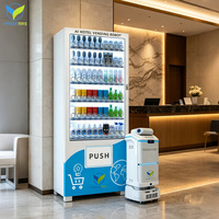 Умный вендинговый аппарат VFresh для отелей: диспенсер туалетных принадлежностей с функцией контроля температуры и сервисным роботом с ИИ для бесконтактной доставки