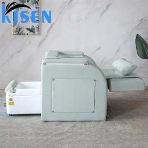 เก้าอี้สปาไฟฟ้ารุ่น KISEN ร่วมสมัย สะดวกสบายอเนกประสงค์ พร้อมอ่างแช่เท้าสำหรับทำเล็บเท้า ปรับระดับได้ เหมาะสำหรับเฟอร์นิเจอร์ร้านเสริมสวย ทำเล็บมือ - Product Image 5