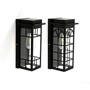 Applique murale extérieure E27 en aluminium, étanche, minimaliste, pour cour, balcon, terrasse, jardin - Product Image 5