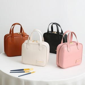 Shell Bags <b>Makeup</b> Bag Large Capacity Portable Square Cosmetic <b>Case</b> for Women Everyday Use - Product Image 2