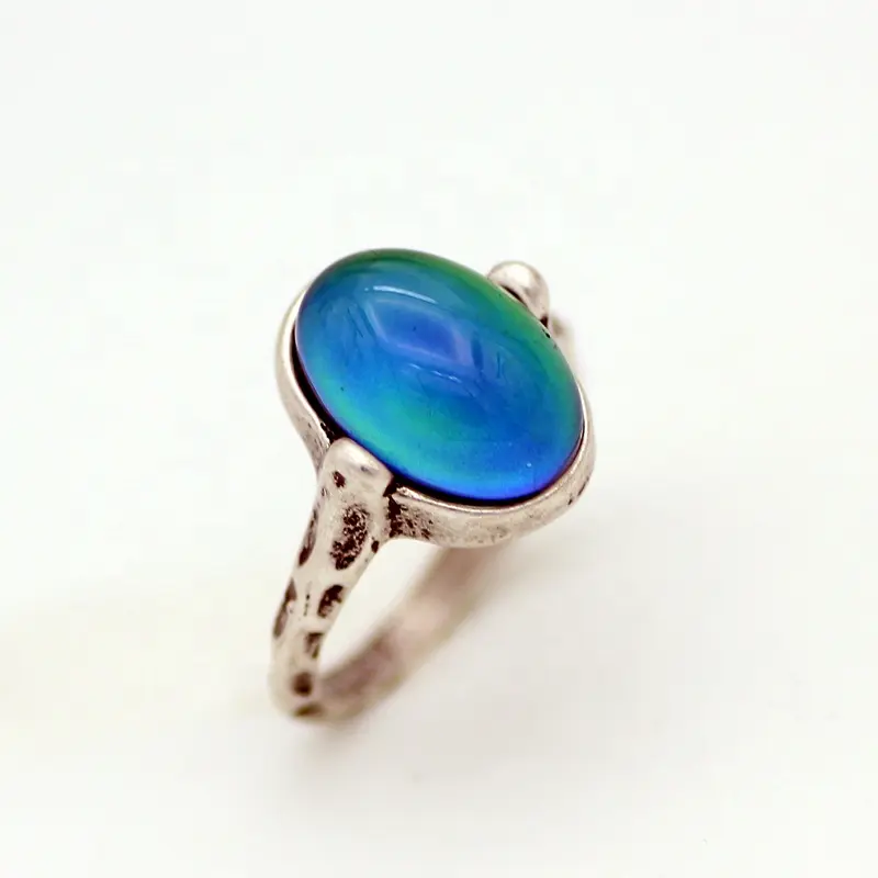 2019 Yiwu Market Single Mood Color Change Stone Magic Stone Gift Finger Ring