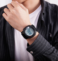 Montres numériques pour hommes, montre de sport étanche 5ATM, montre-bracelet multifonctionnelle Skmei 1469