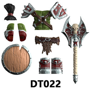 Готические рыцари: Средневековые мини-фигурки солдат, армейские строительные блоки, наборы игрушек для детей DT8905 - Product Image 2