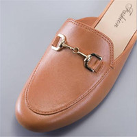 Sandales à Prix Bas pour Femme en Gros, Chaussures Détente Tendance, Demi-Mules Plates Décontractées pour Femme, Vente Chaude