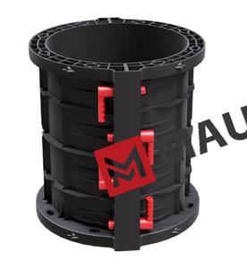 Coffrage rond en plastique ABS réutilisable MAUP pour la construction en béton - Product Image 4