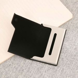 Executive Black PU Leather <b>Gift</b> <b>Set</b> with Digital Printing Business Card Holder & Custom Corporate <b>Gift</b> for Men - Product Image 3