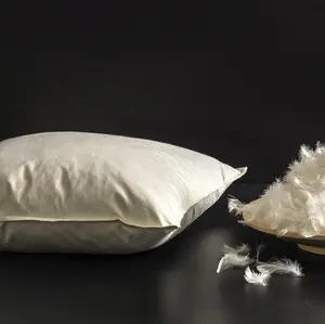 Wholesale Custom Feather Pillow Washed White Duck Feather Filling Pillows Inserts