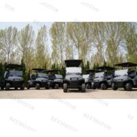 Support OEM Nouvelle voiturette de golf électrique 48v alimentée par batterie au lithium 4-6 places Club Car pour kart touristique