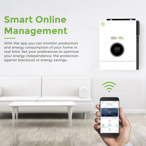 Miễn phí vận chuyển EU cổ gootu 30-450vdc rộng PV đầu vào 1.6kw <span class=keywords><strong>2kw</strong></span> Off <span class=keywords><strong>Grid</strong></span> năng lượng mặt trời biến tần chuyển đổi DC để AC UPS biến tần 2KVA - Product Image 6
