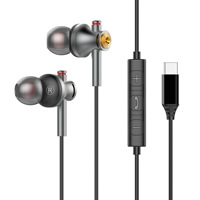Audífonos Intrauditivos Profesionales con Cable de 3.5mm y Micrófono, Auriculares HiFi Estéreo con Bajos Profundos para Teléfono Inteligente, Laptop y PC