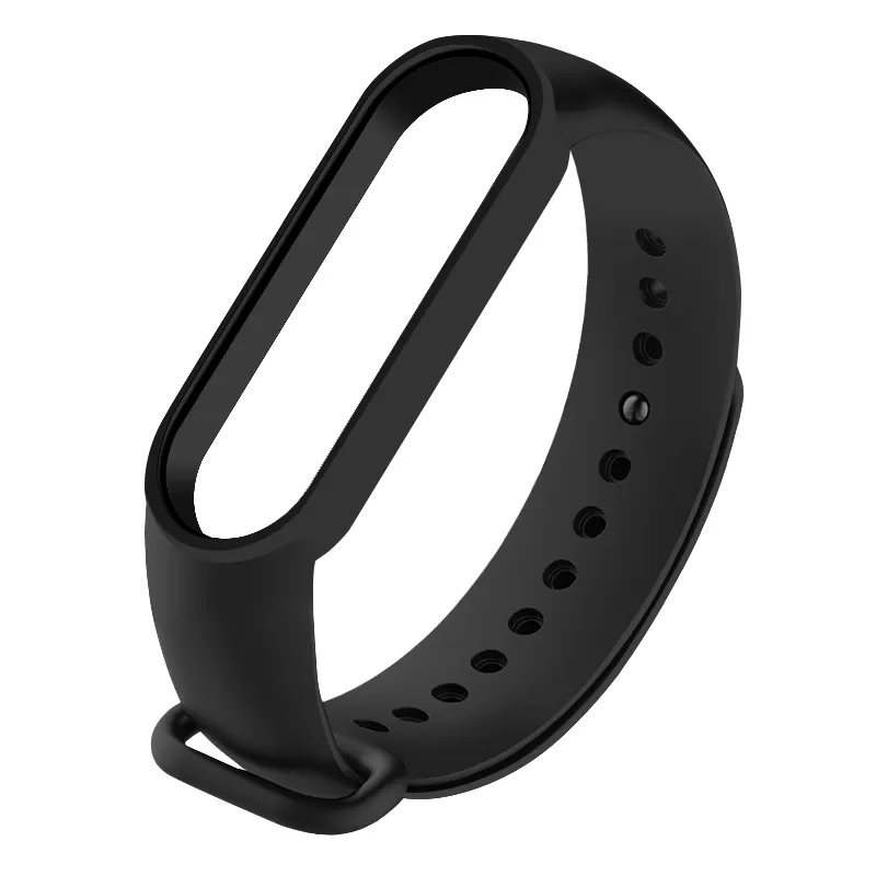 Tschick Soft Silicone Bracelet Watch Strap for Xiaomi Mi Band 5 Smart Watch silicone sport Bracelet Bracelet Accessories
